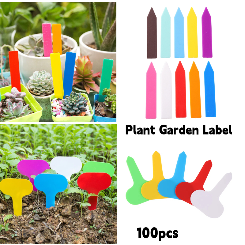 Gardening Tools Labeled - 100pcs Garden Plant Labels PVC Plant