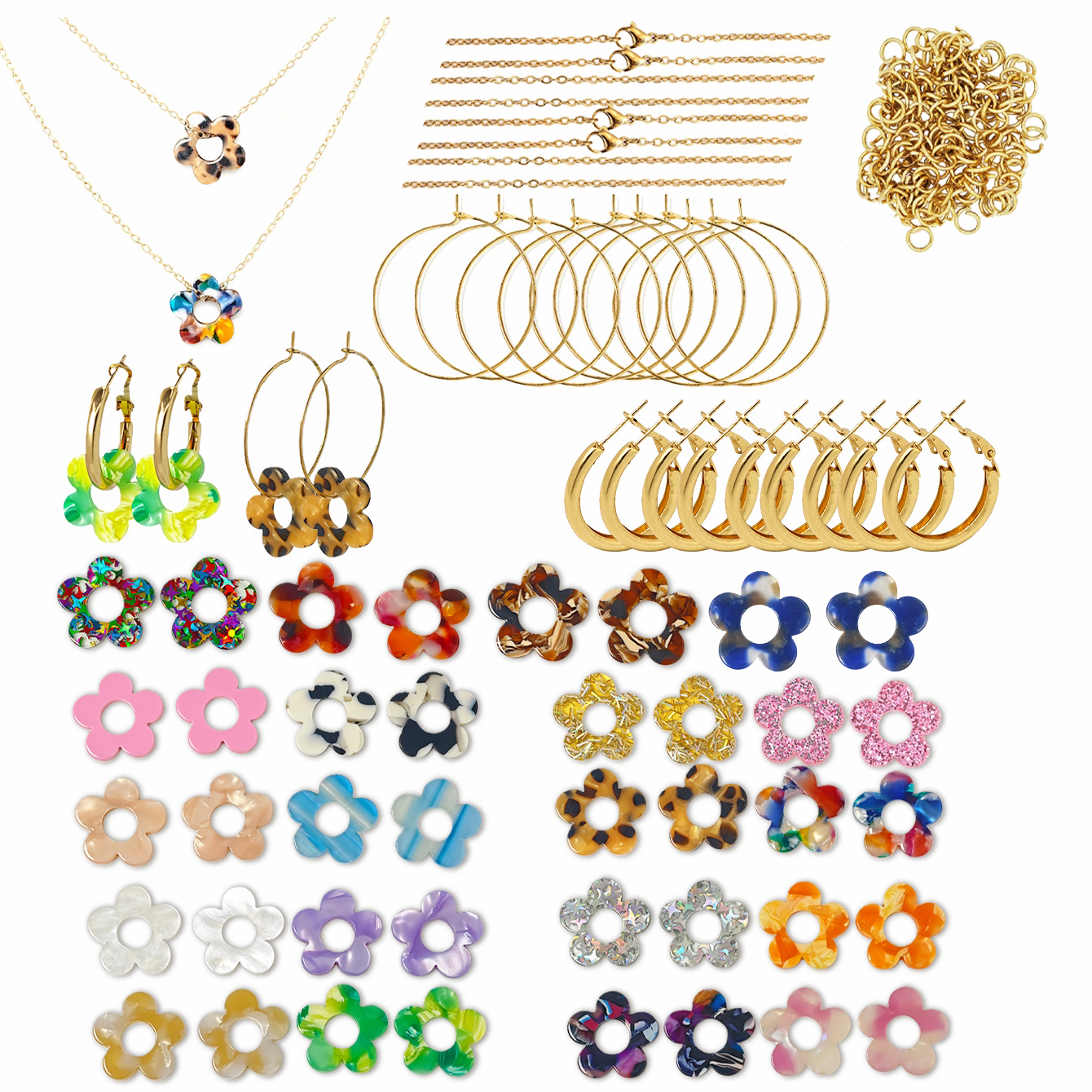 Gardening Tools Diy - Cute Colorful Sequin Acrylic Flower DIY
