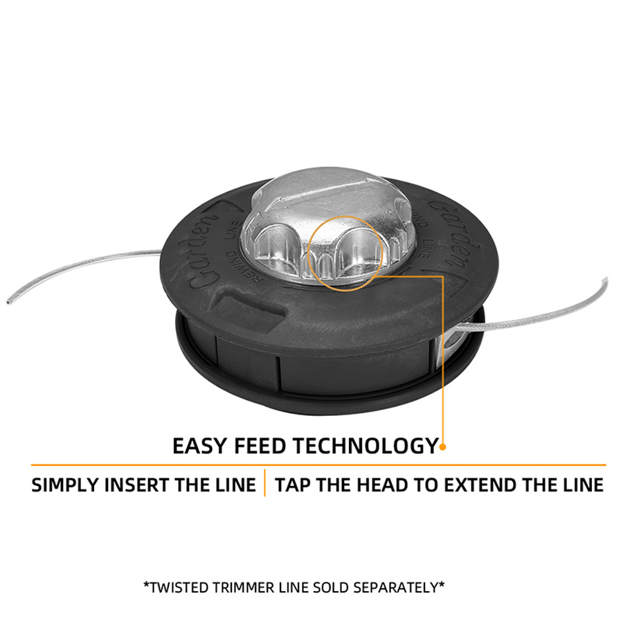 Gardening Tools Needed - Black European Standard Trimmer Head, Mounting