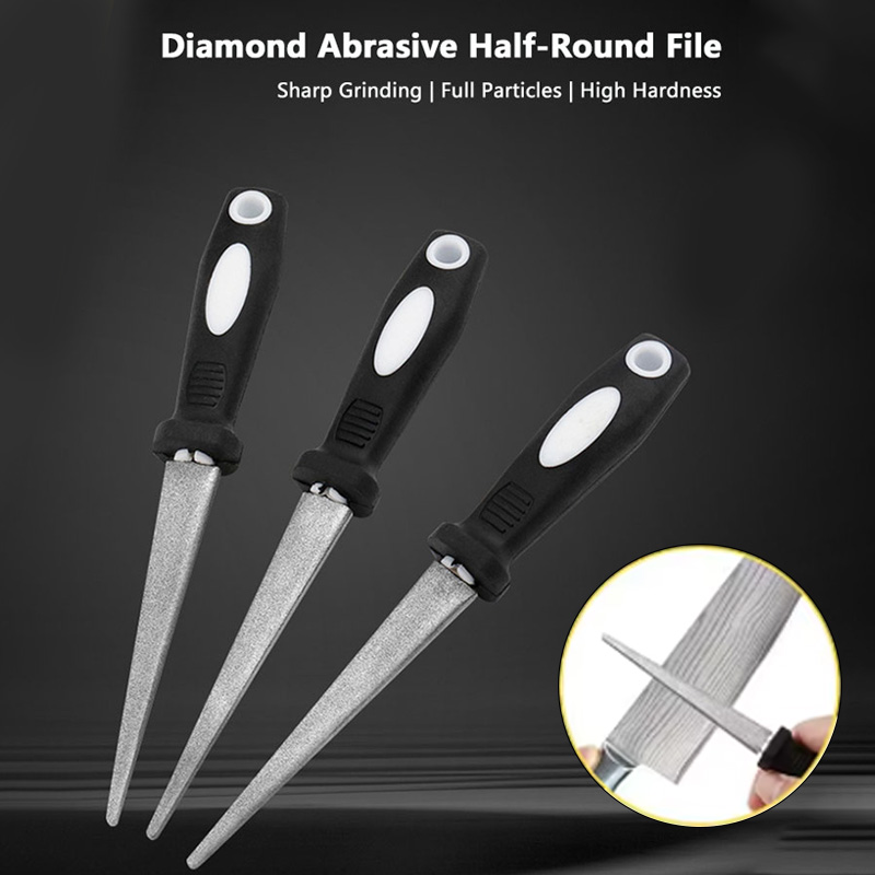 Gardening Tools Knife - Diamond Sharpener Metal Double Sand File
