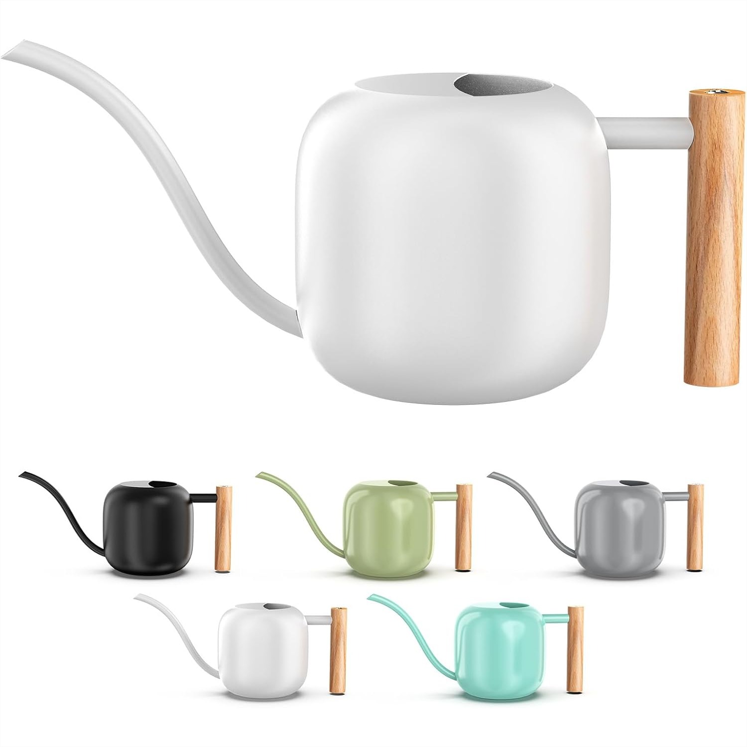 Watering Can Long Spout - 1.2L/41oz Metal Watering Can with Long