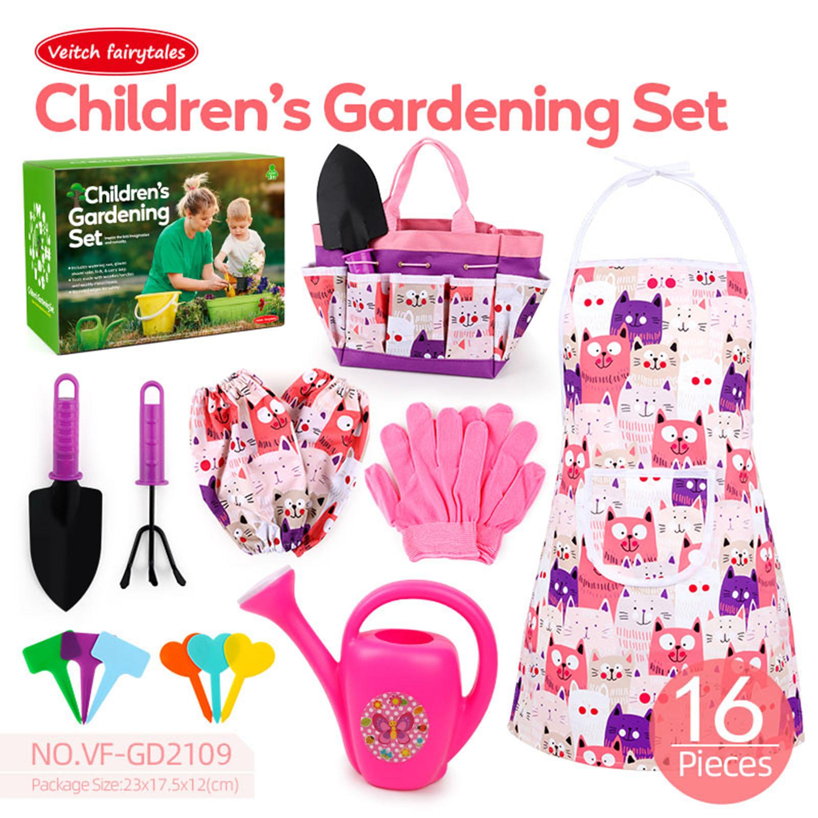 Kids Garden Tool Set with Tote - مراجعة Gardening Tools Toddler وسعره