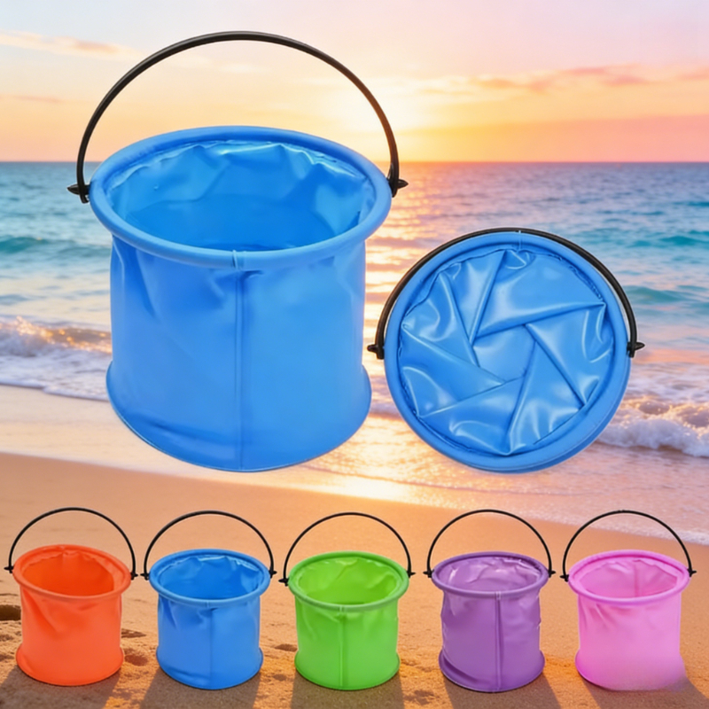 Beach Sand Bucket Toy  Collaps - مراجعة Gardening Tools Toddler وسعره