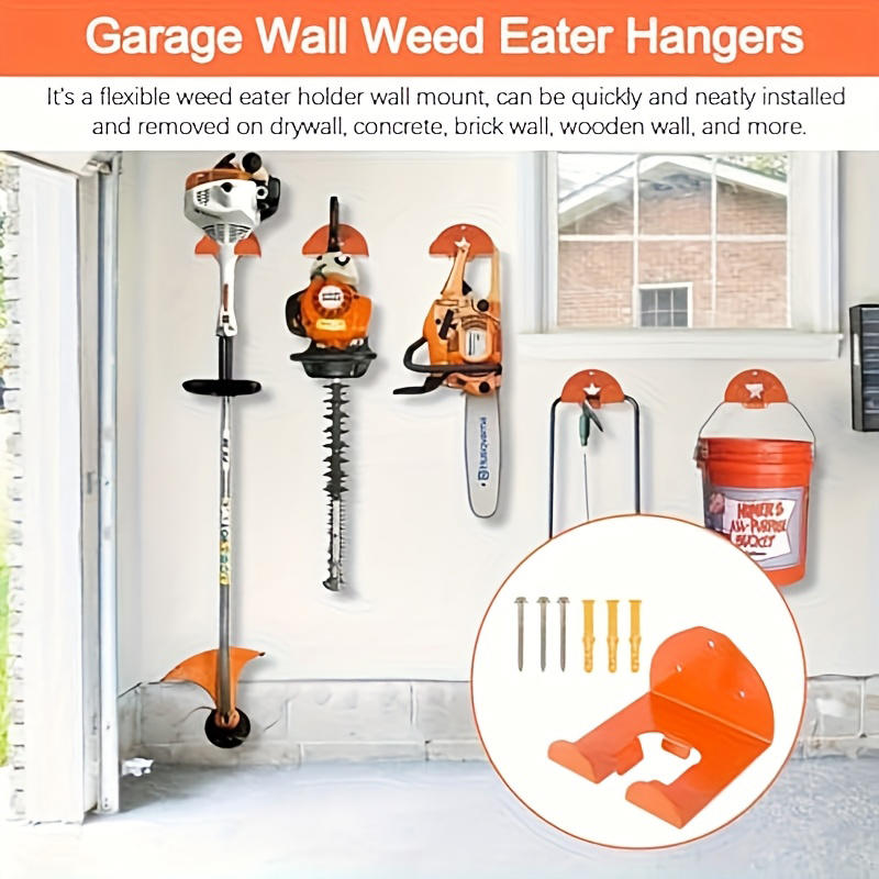 Garage Organizer Trimmer Rack  - مراجعة Gardening Tools Rack وسعره