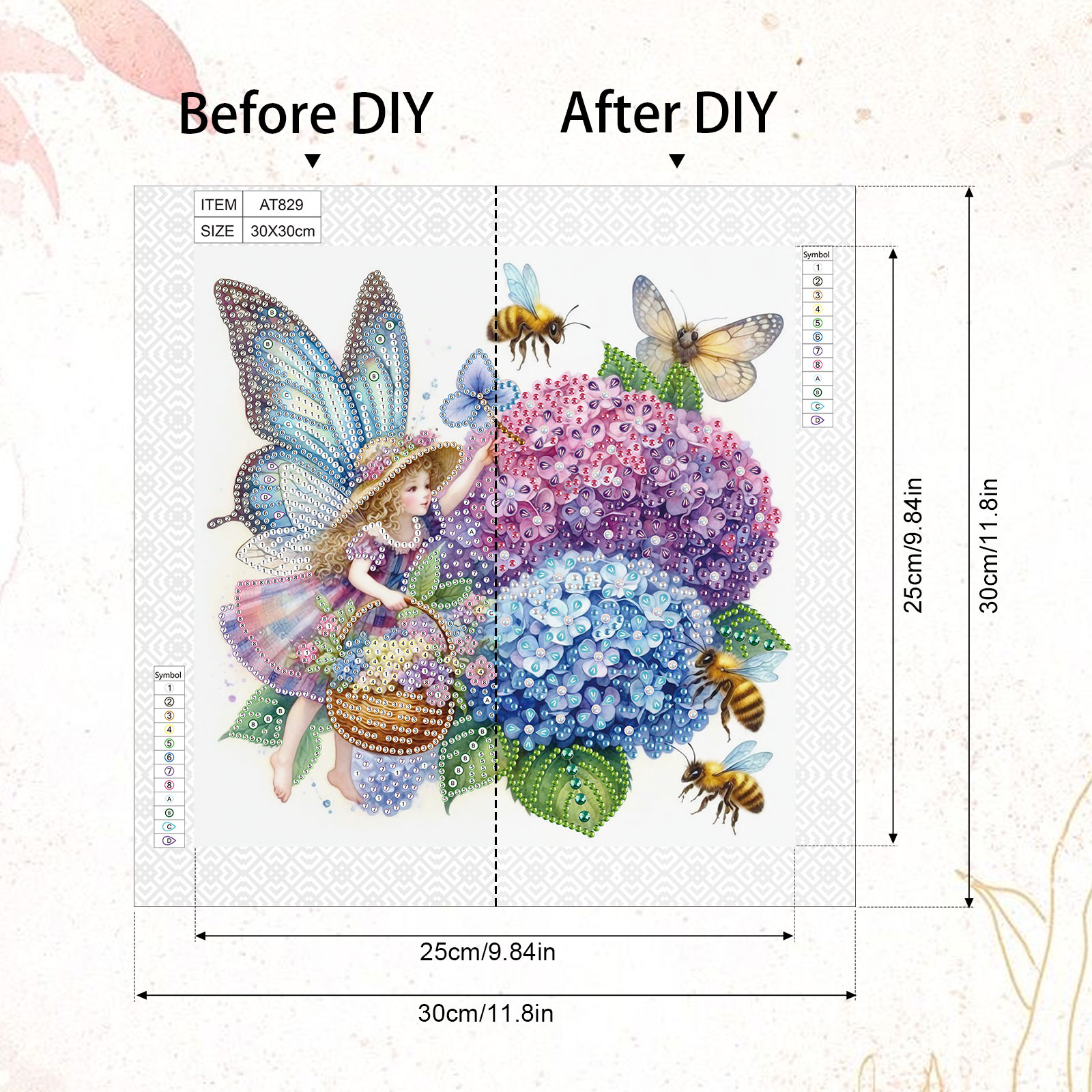 DIY flower fairy Special Shape - مراجعة Gardening Tools Diy وسعره
