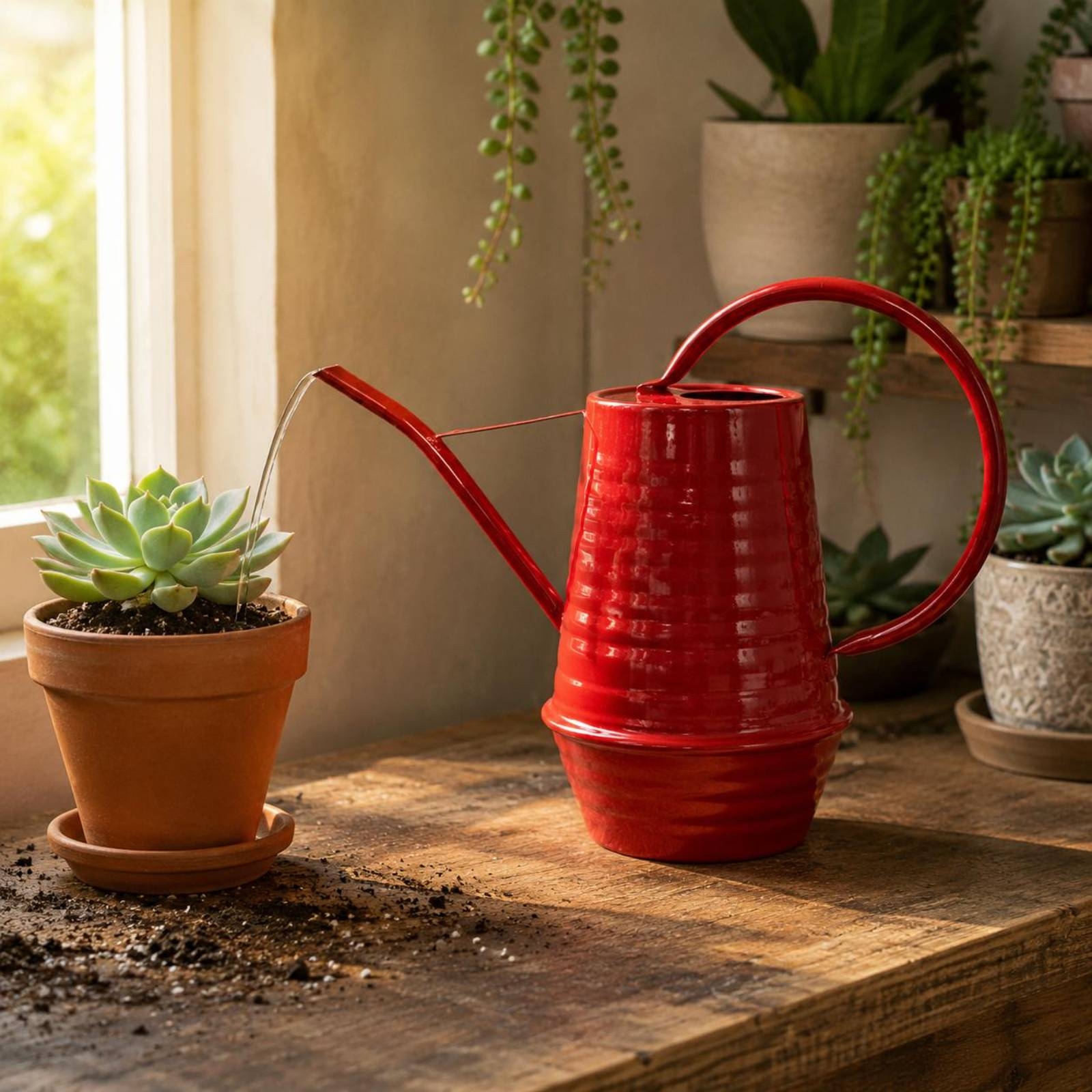 Long Spout Watering Can Rust-R - مراجعة Watering Can Long Spout وسعره