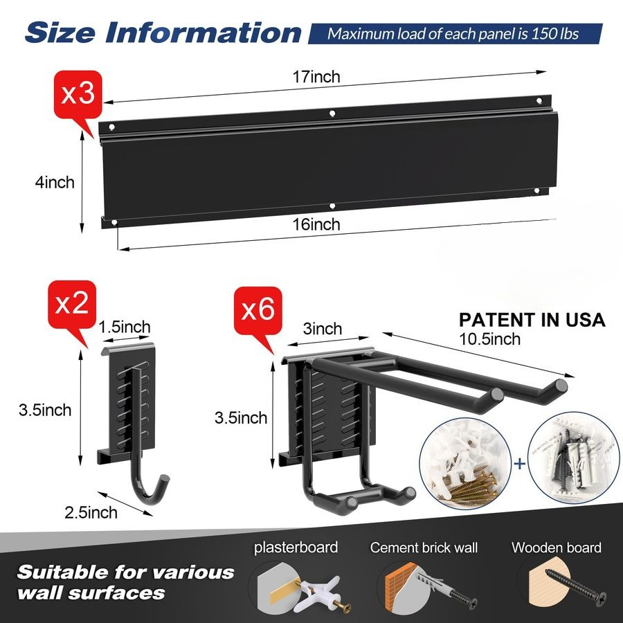Heavy Duty Garage Storage Rack - مراجعة Gardening Tools Rack وسعره