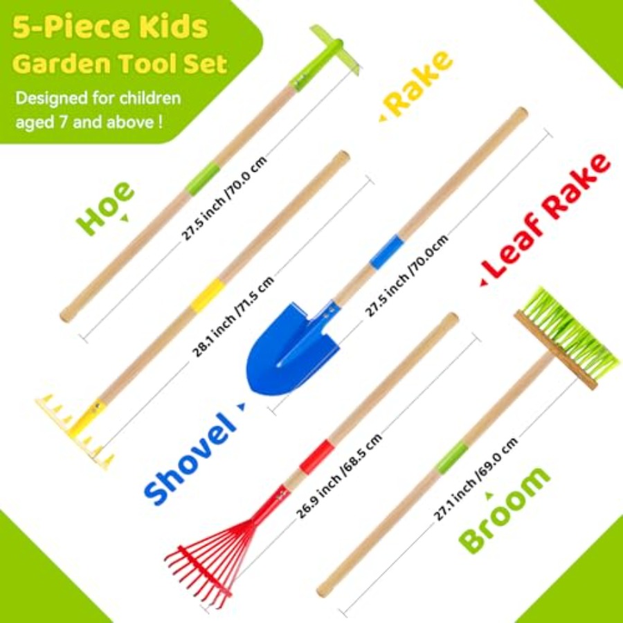 Garden Tool Set: Safe Toddler  - مراجعة Gardening Tools Toddler وسعره