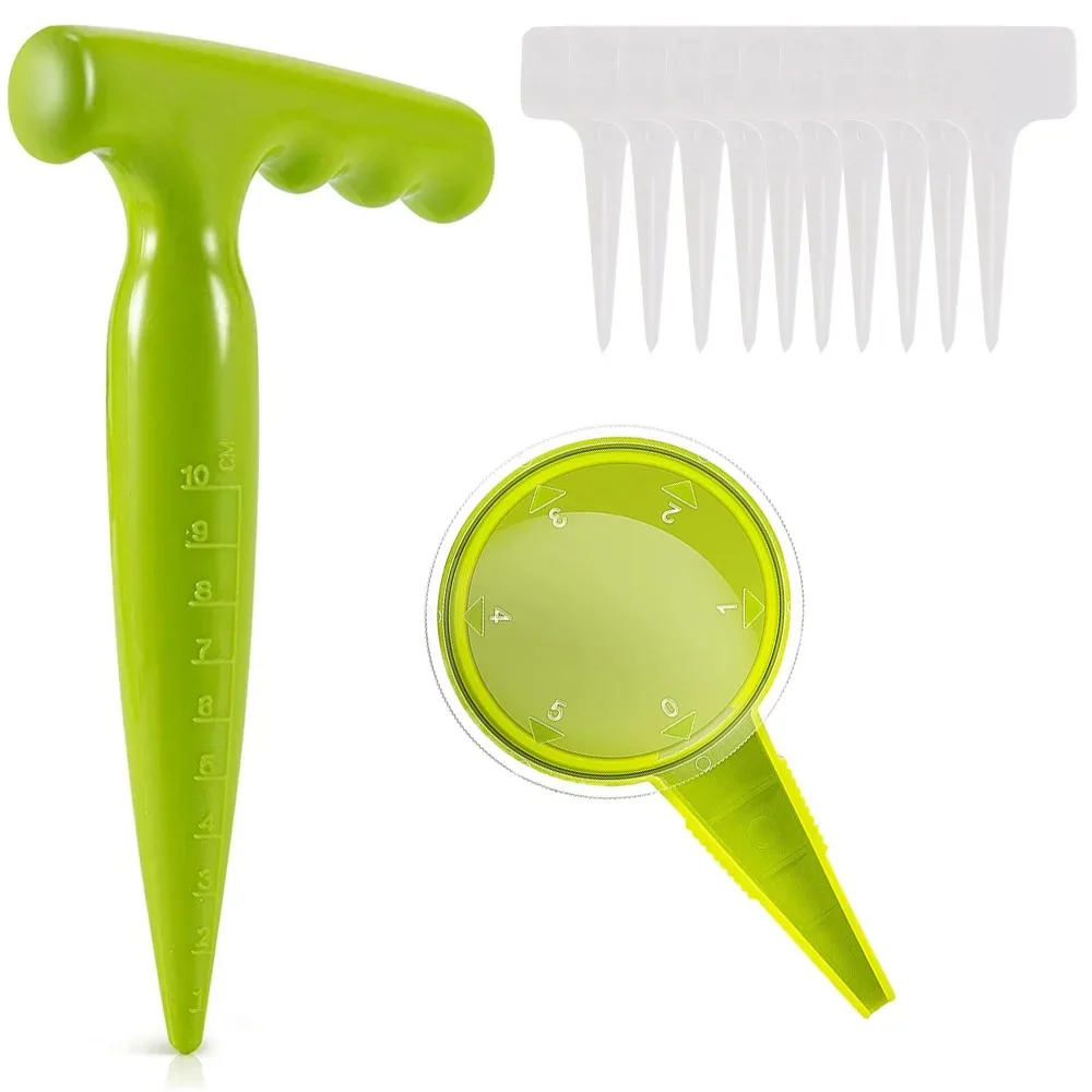 12pcs Seed Dispenser Planter T - مراجعة Gardening Tools Labeled وسعره