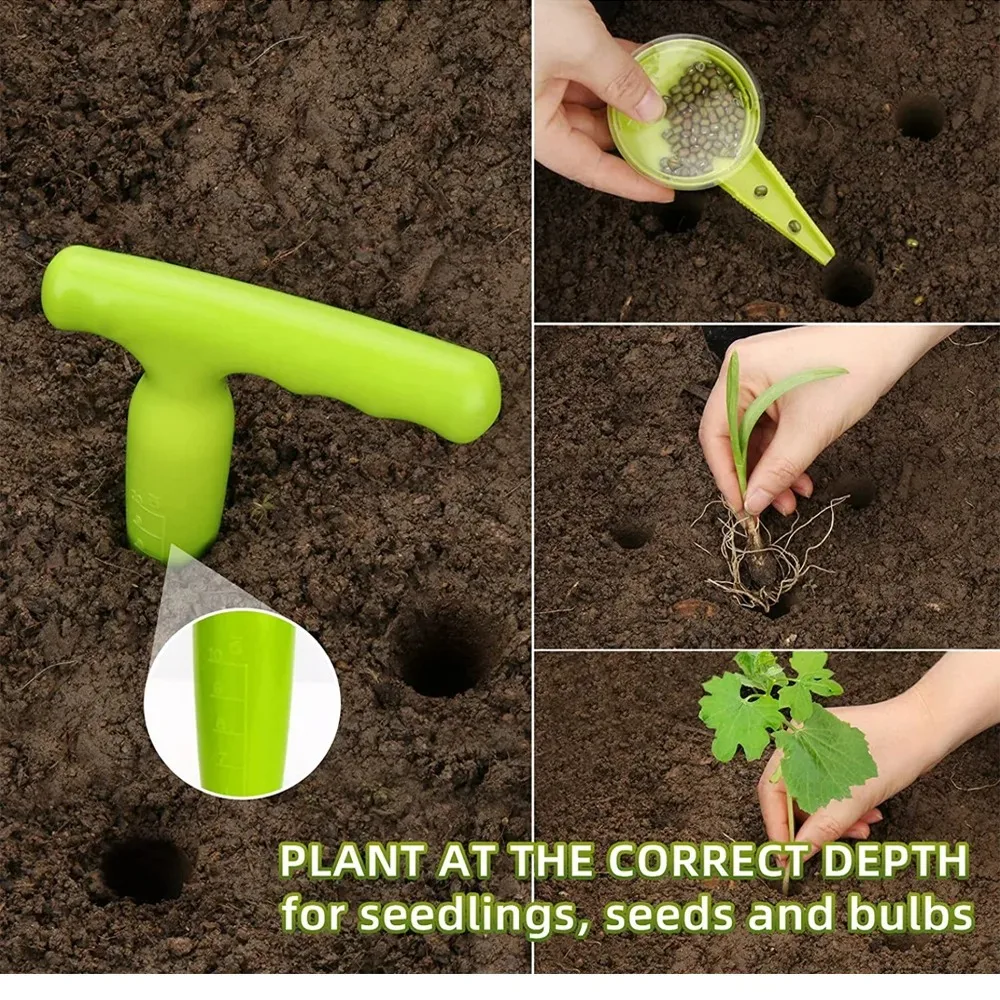 12pcs Seed Dispenser Planter T - مراجعة Gardening Tools Labeled وسعره