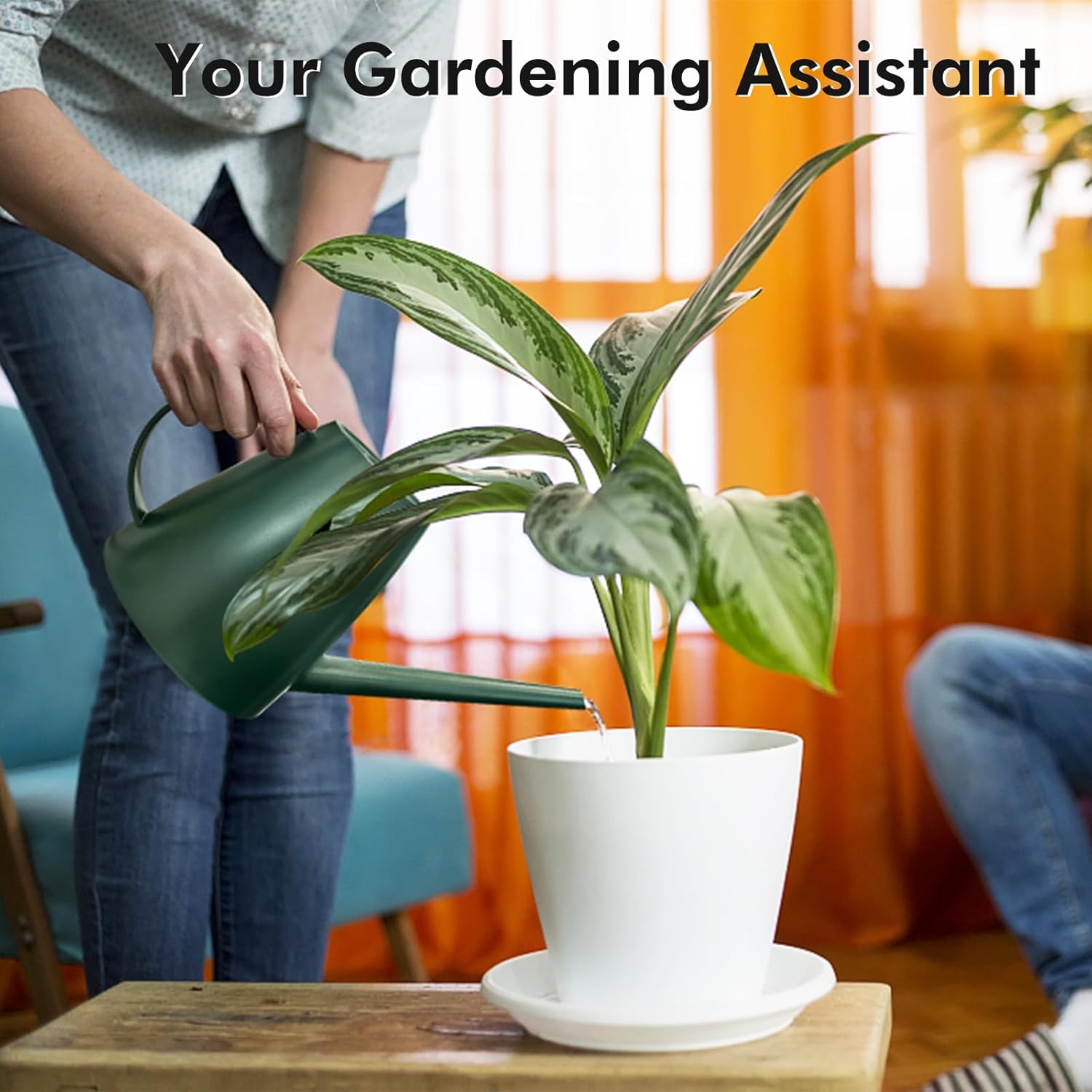 Watering Can for Indoor Outdoo - مراجعة Watering Can Long Spout وسعره