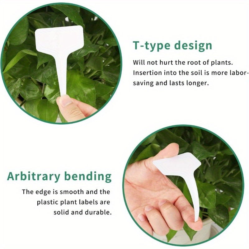 20/120pcs Durable T-Shaped Pla - مراجعة Gardening Tools Labeled وسعره