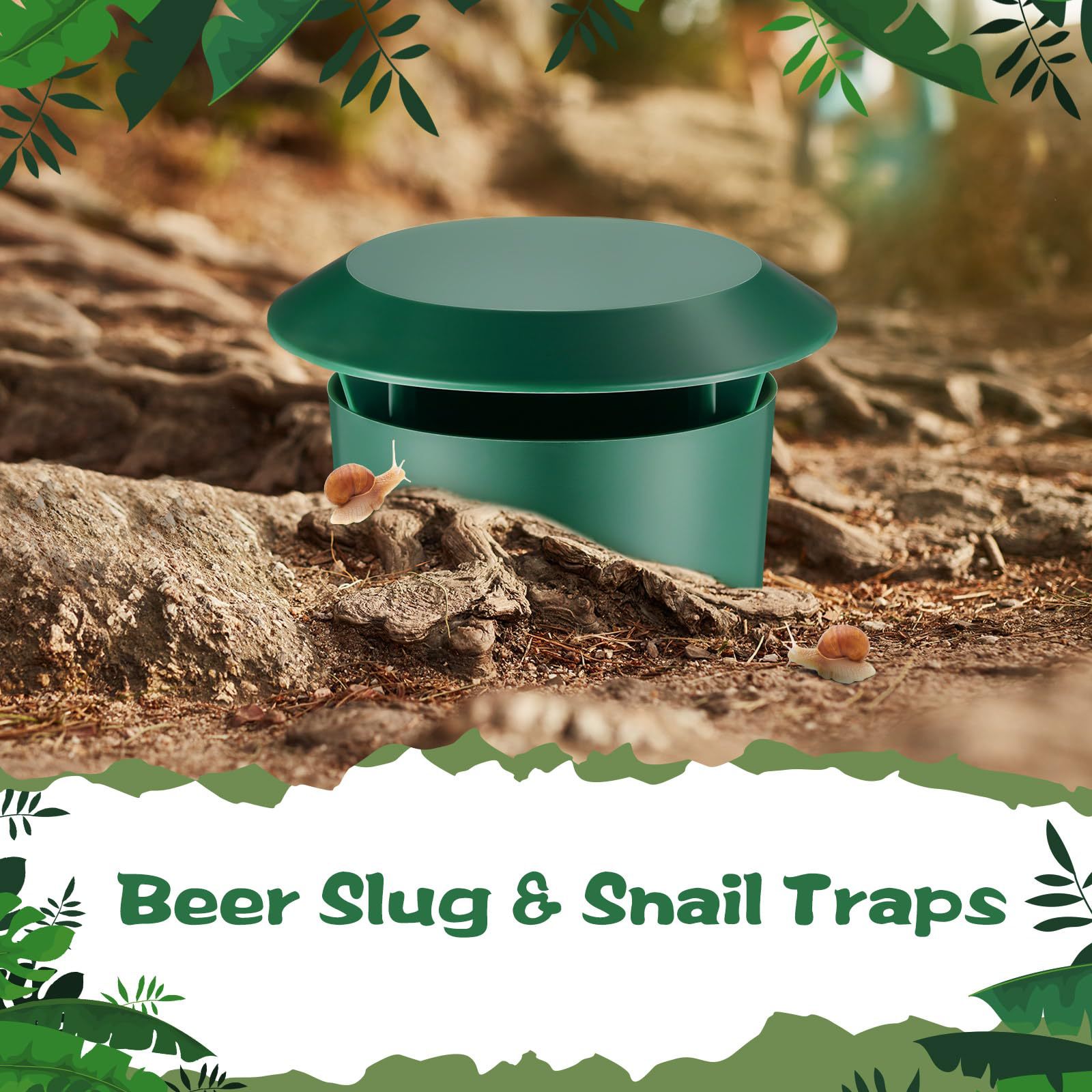 Plastic Snail Trap Cage, Reusa - مراجعة Gardening Tools Rack وسعره
