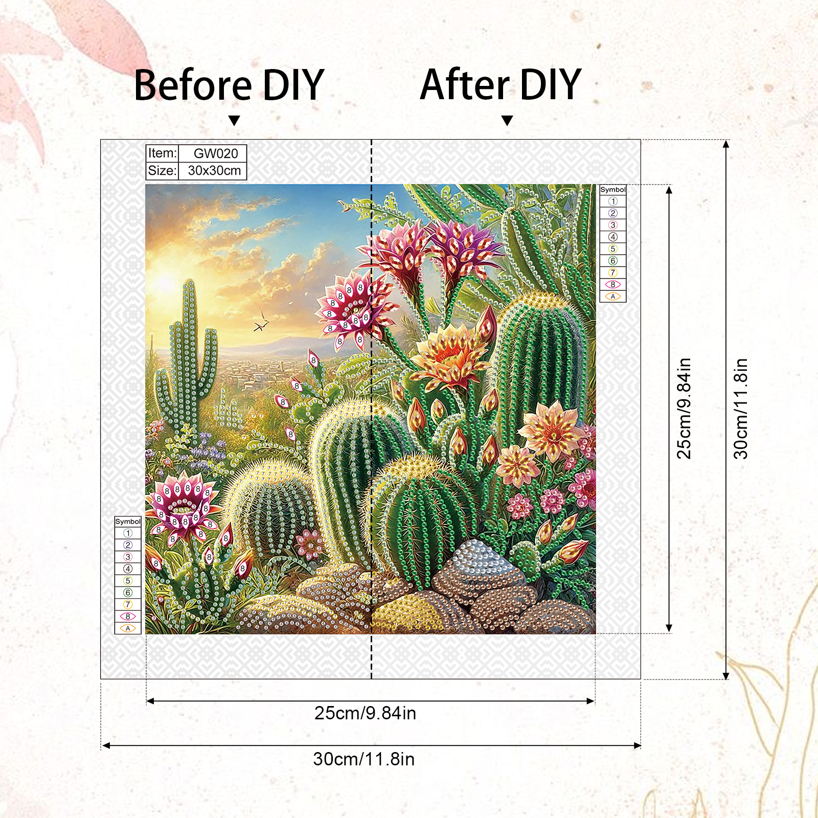 5D DIY Diamond Painting Flower - مراجعة Gardening Tools Diy وسعره