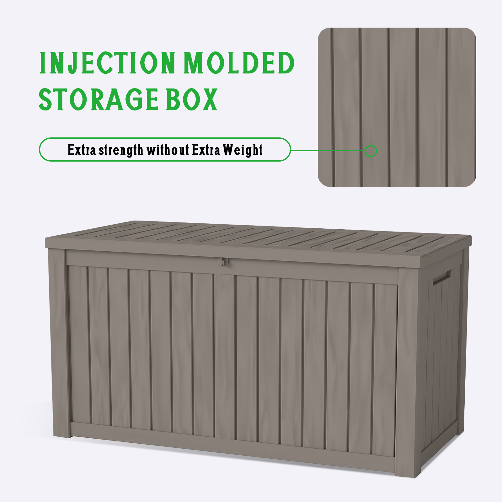 150 Gallon Lockable Resin Box  - مراجعة Gardening Tools Rack وسعره