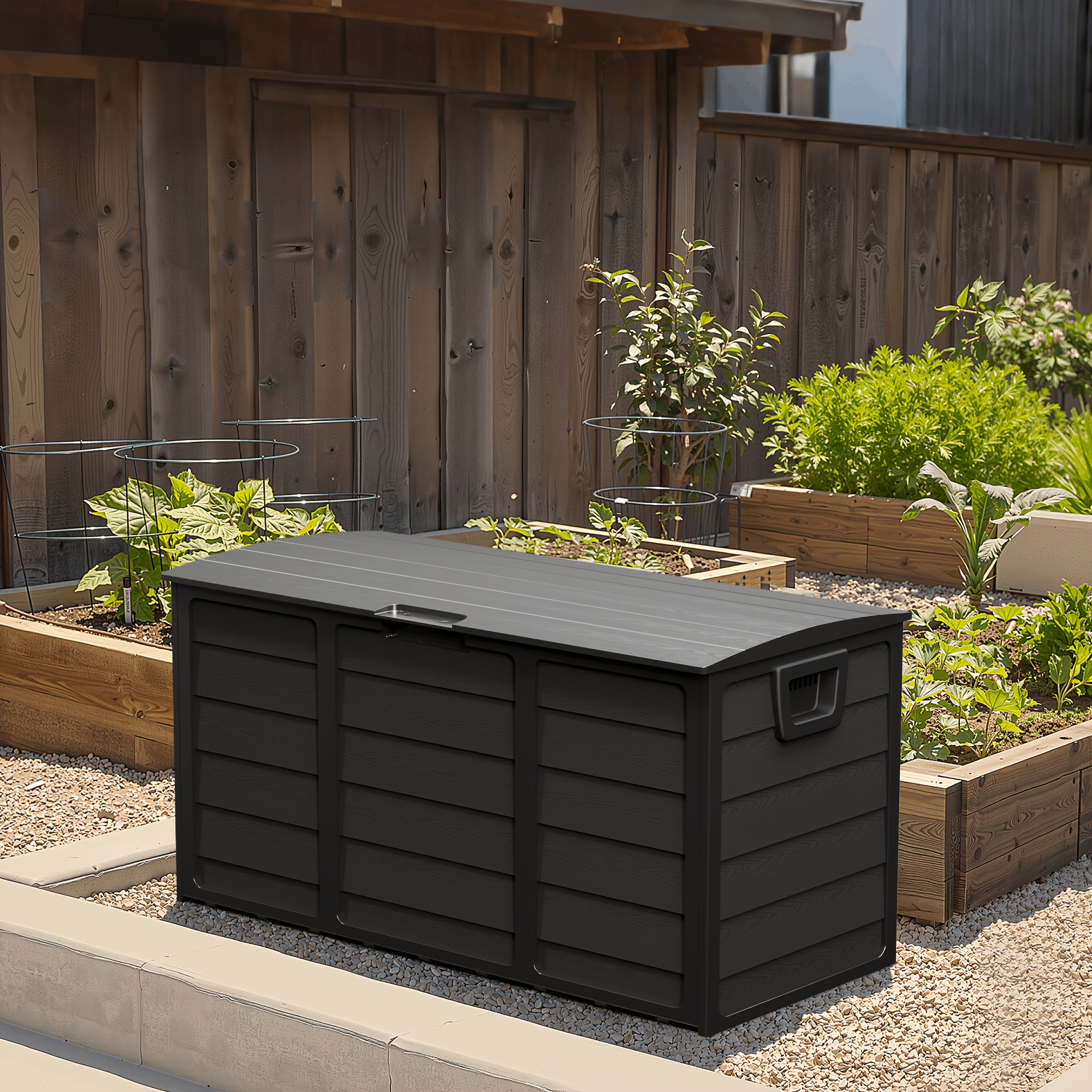 Weatherproof Resin Storage, 75 - مراجعة Gardening Tools Rack وسعره