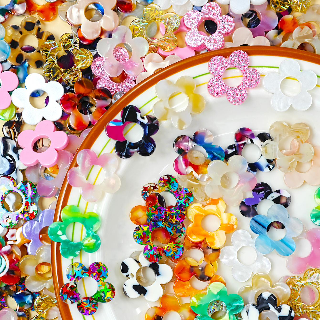 Cute Colorful Sequin Acrylic F - مراجعة Gardening Tools Diy وسعره