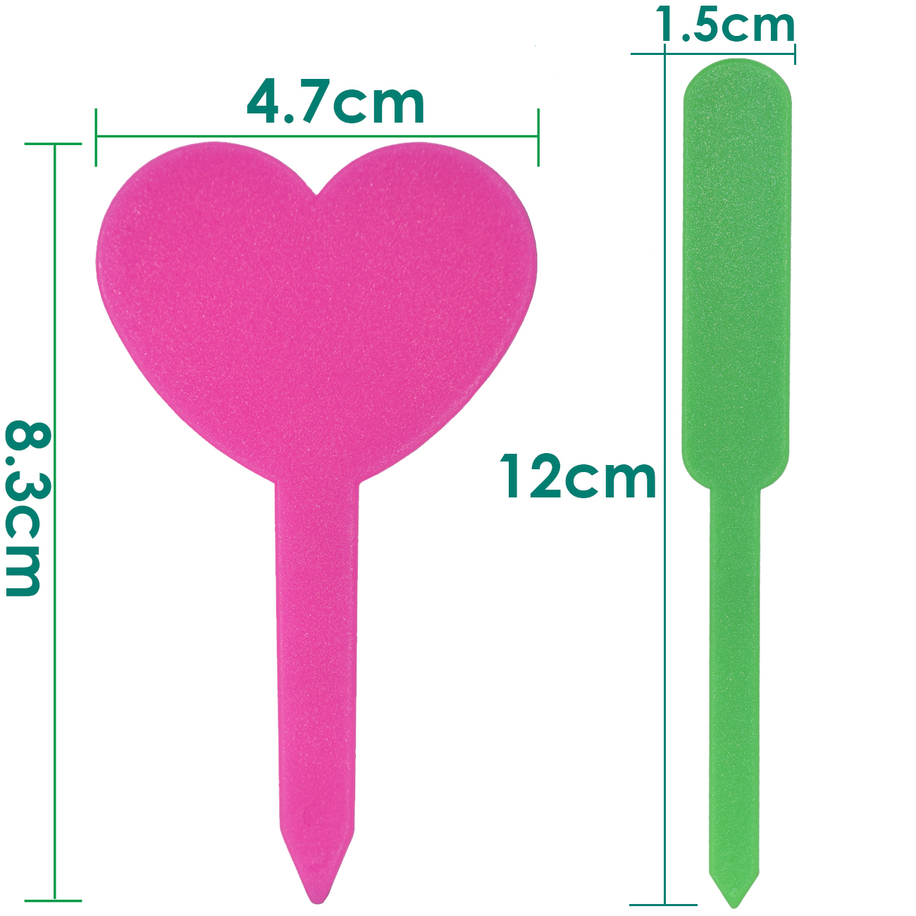 50PCS Waterproof Plastic Plant - مراجعة Gardening Tools Labeled وسعره
