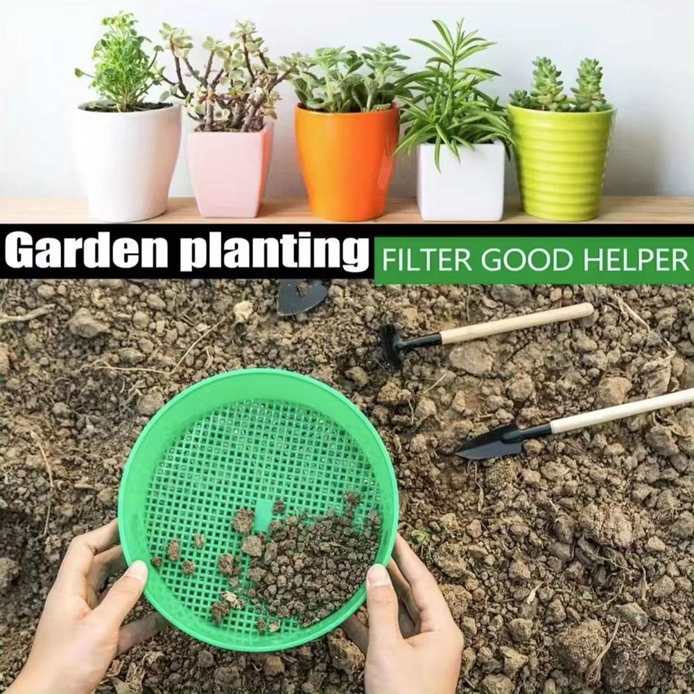 Round Plastic Soil Sifter Tool - مراجعة Gardening Tools Needed وسعره