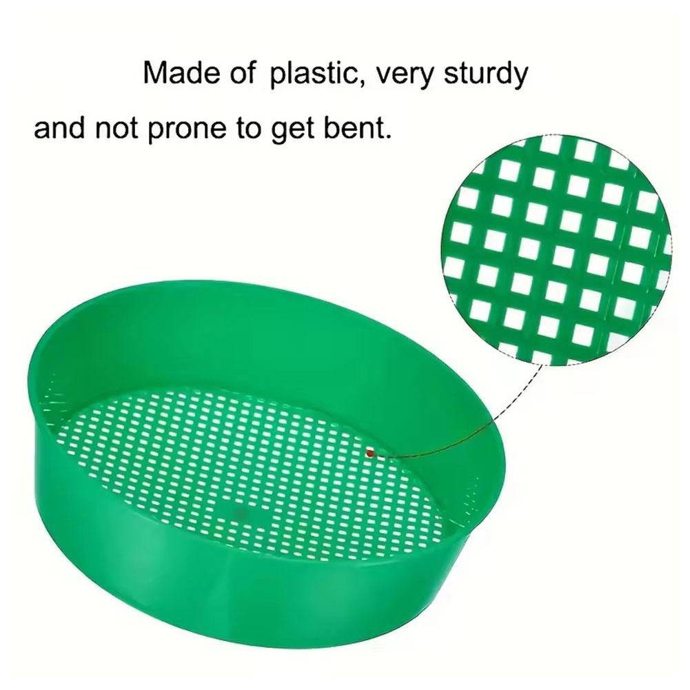 Round Plastic Soil Sifter Tool - مراجعة Gardening Tools Needed وسعره