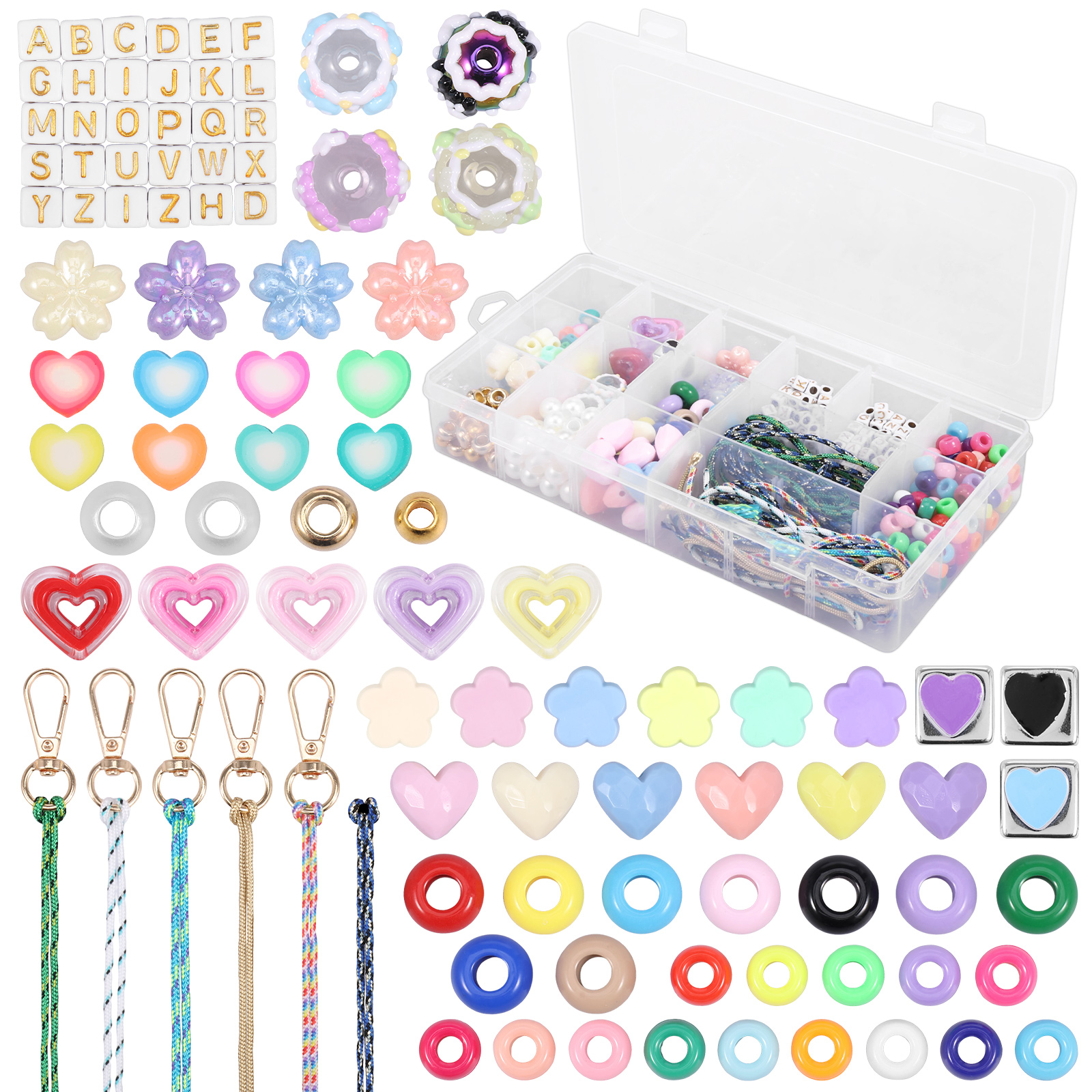 421PCS Beaded Keychain Making  - مراجعة Gardening Tools Diy وسعره