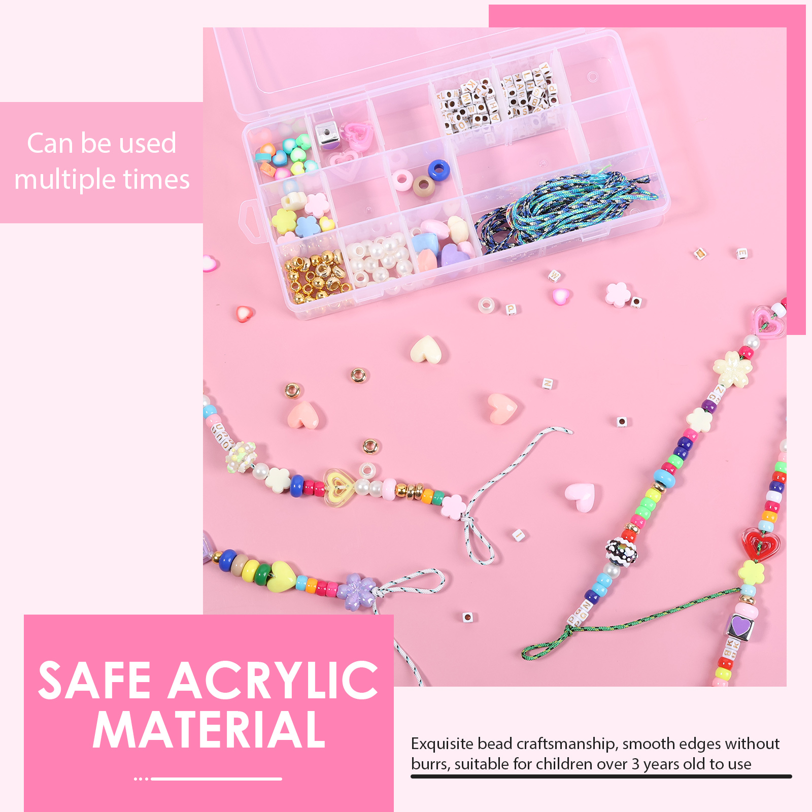 421PCS Beaded Keychain Making  - مراجعة Gardening Tools Diy وسعره
