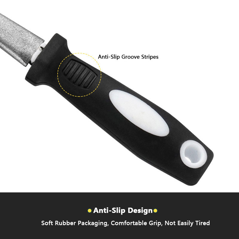 Diamond Sharpener Metal Double - مراجعة Gardening Tools Knife وسعره