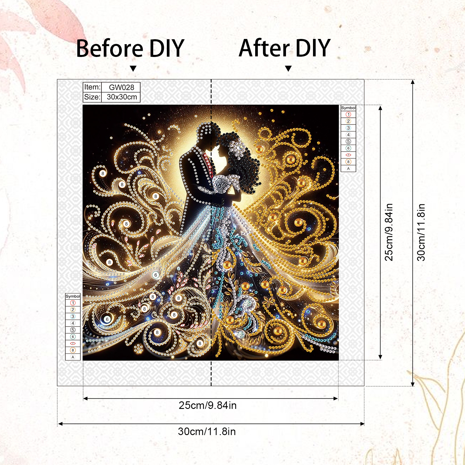 5D DIY Diamond Painting Flower - مراجعة Gardening Tools Diy وسعره