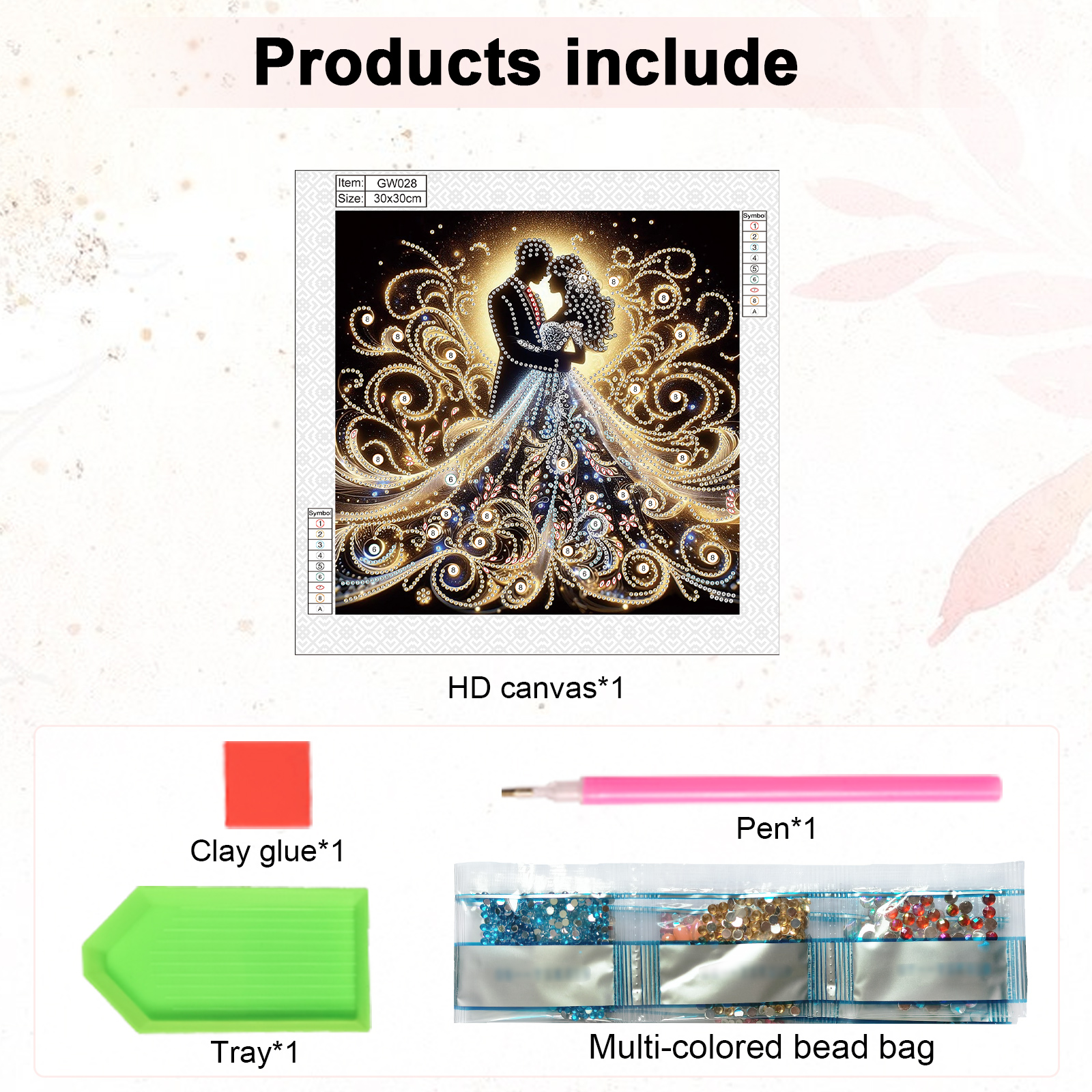 5D DIY Diamond Painting Flower - مراجعة Gardening Tools Diy وسعره