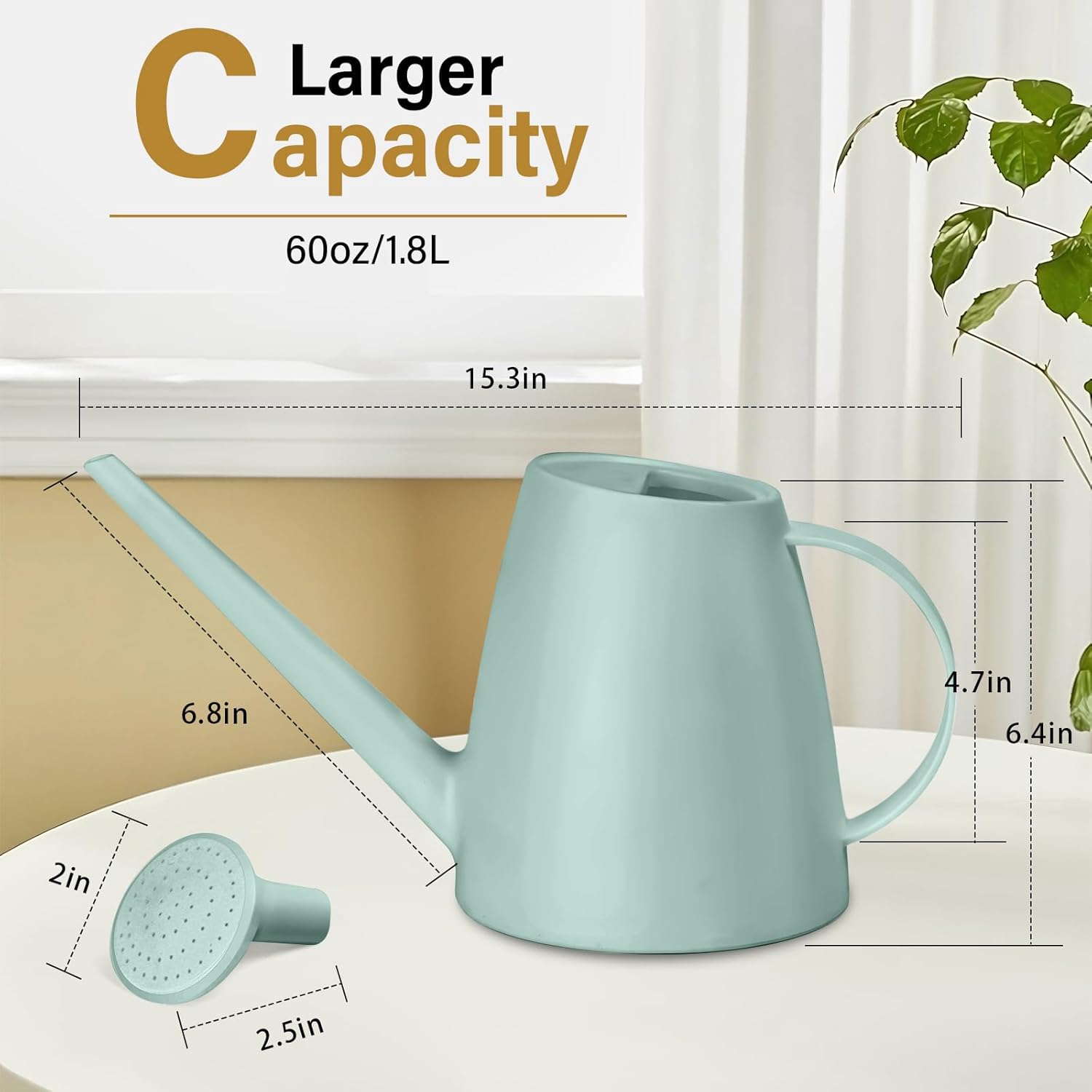 Plastic Watering Can for Indoo - مراجعة Watering Can Long Spout وسعره