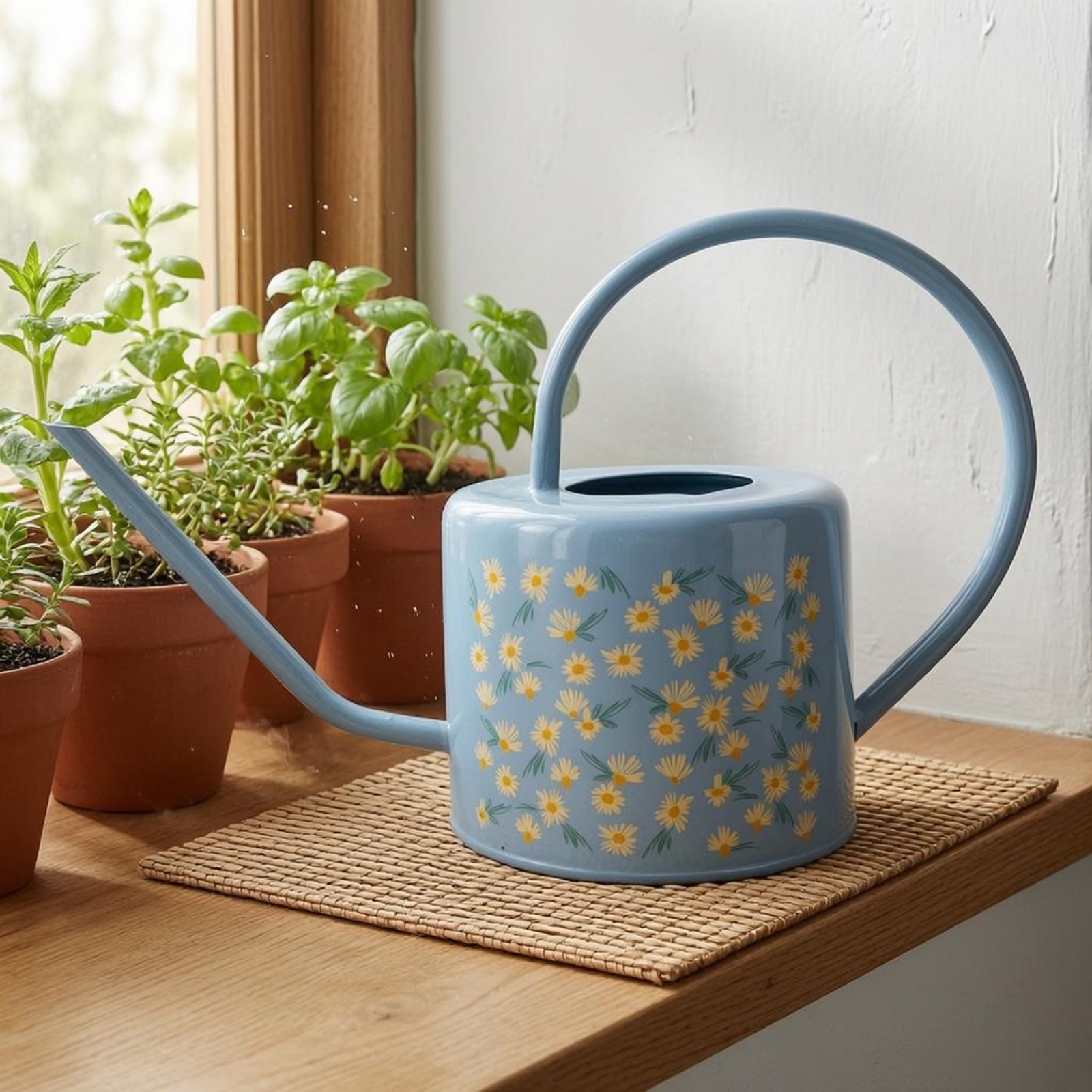 Long Spout Watering Can Floral - مراجعة Watering Can Long Spout وسعره