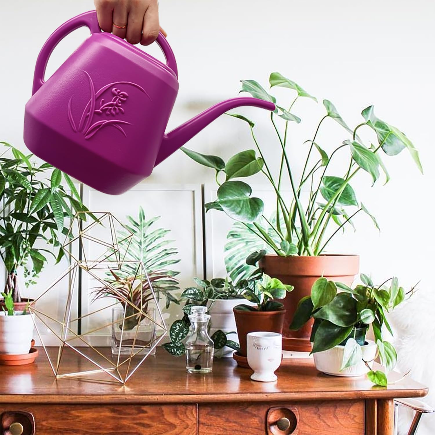 Plant Watering Can 1/2 Gallon  - مراجعة Watering Can Long Spout وسعره