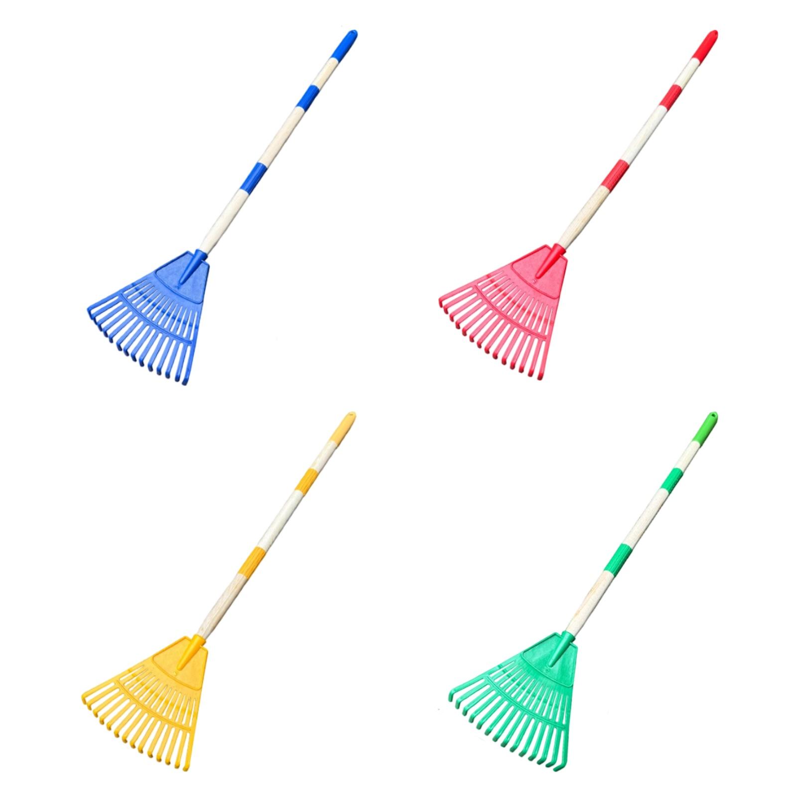 Leaf Rake 3 Sections with Long - مراجعة Gardening Tools Toddler وسعره